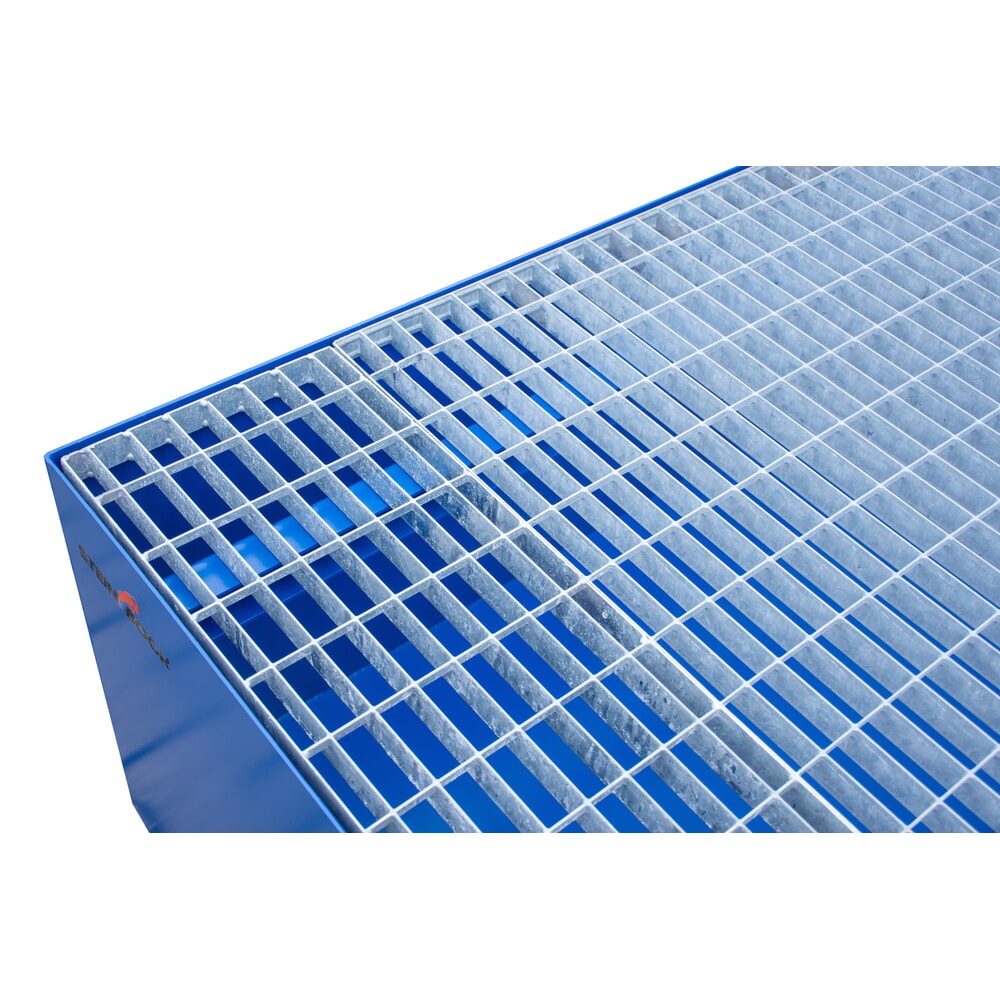 Produktabbildung Nr. 4: Steinbock® Auffangwanne aus Stahl für 1x KTC/IBC, blau