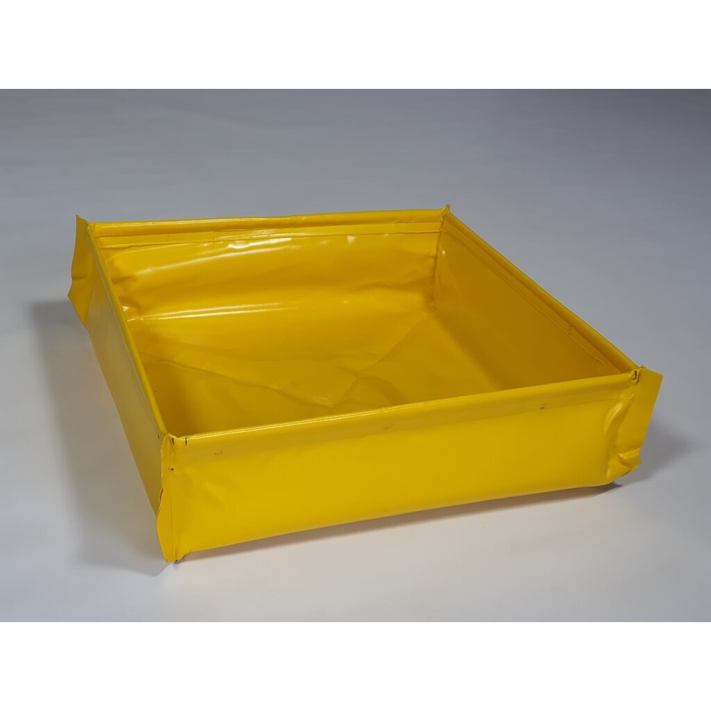 Steinbock® Auffangwanne FLEX-Q, HxBxT 120 x 400 x 400 mm, Auffangvolumen 19 Liter Produktabbildung: Steinbock® Auffangwanne FLEX-Q, HxBxT 120 x 400 x 400 mm, Auffangvolumen 19 Liter