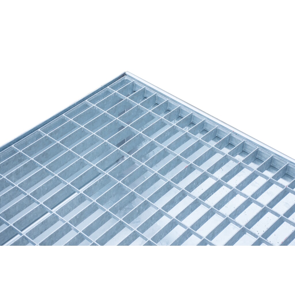 Steinbock® Auffangwanne, 2x 200 l, HxBxT 360 x 1.200 x 800 mm, inkl. Gitterrost, feuerverzinkt Produktabbildung Nr. 3: Steinbock® Auffangwanne, 2x 200 l, HxBxT 360 x 1.200 x 800 mm, inkl. Gitterrost, feuerverzinkt