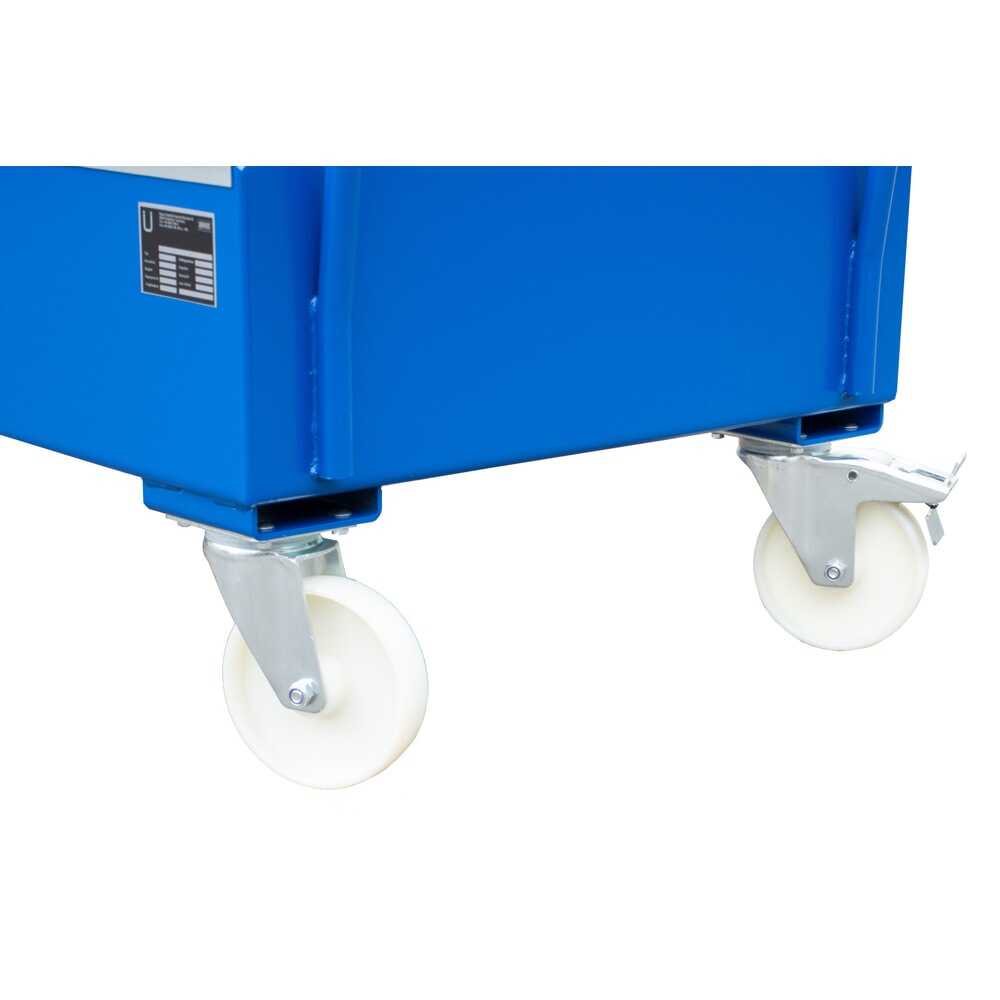 Produktabbildung Nr. 3: Steinbock® Auffangwanne für 200-Liter-Fässer, verfahrbar, blau