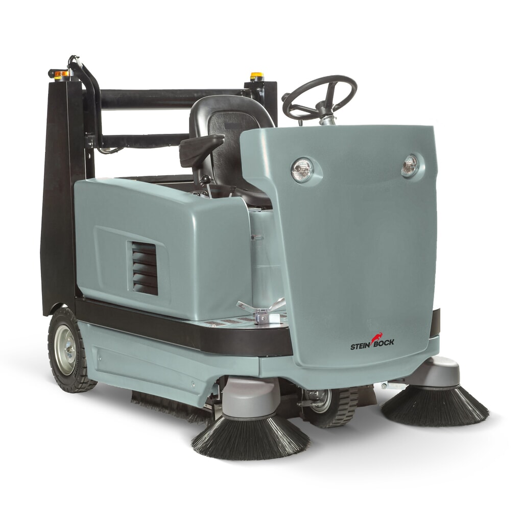 Steinbock® Aufsitz-Kehr-Saugmaschine TT 1300, Elektro Produktabbildung: Steinbock® Aufsitz-Kehr-Saugmaschine TT 1300, Elektro