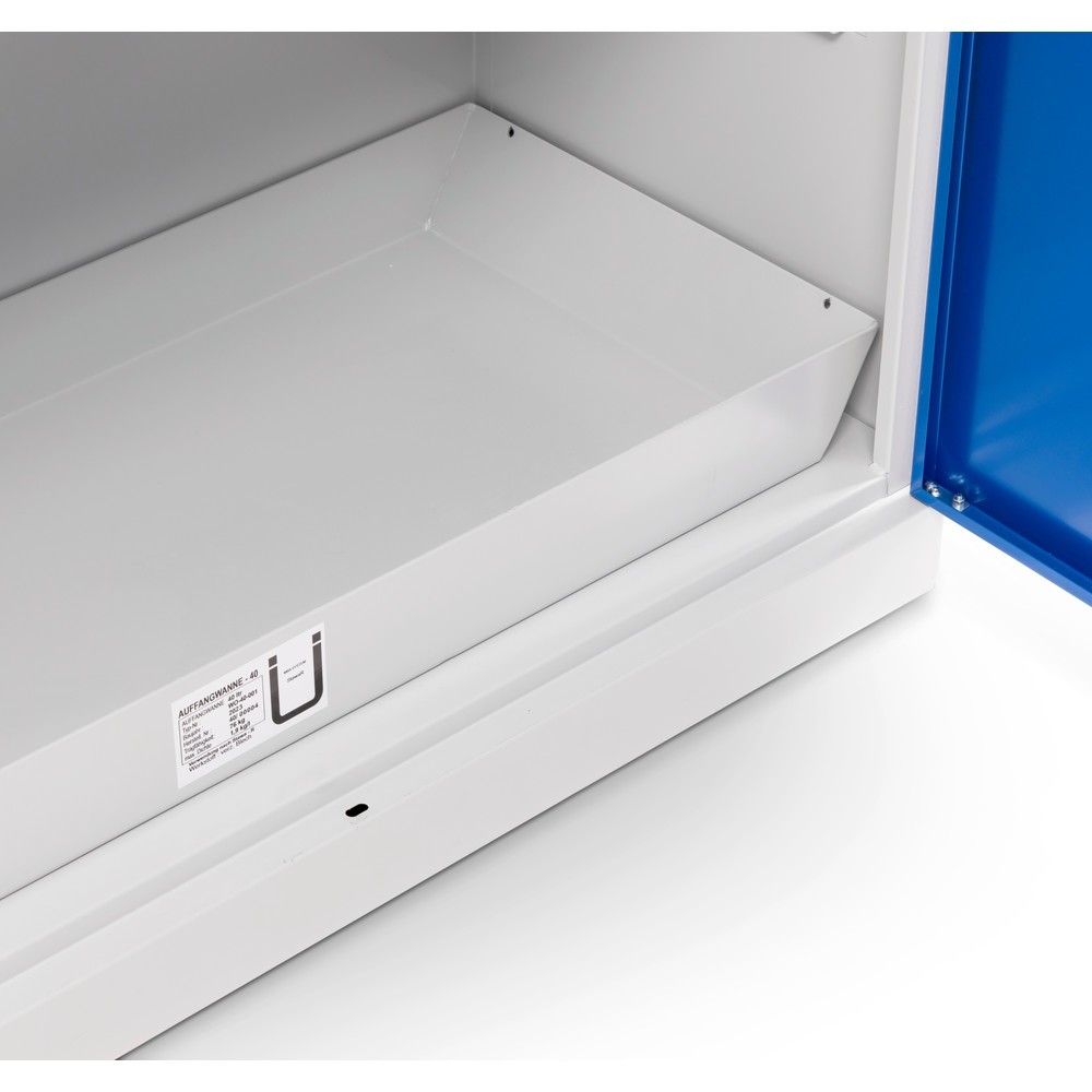 Číslo obrázku produktu 3: Skříň na chemikálie Steinbock®, 4 sběrné podlahové vany podle StawaR, VxŠxH 1950 x 950 x 500 mm