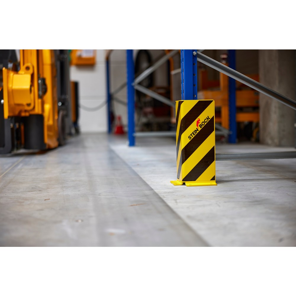 N° de l'image du produit 10 : Coin de protection en acier Steinbock® SAW-1, profilé en U, épaisseur 6 mm, hauteur 400 mm