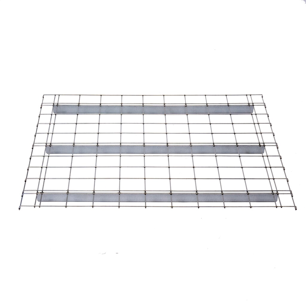 Produktabbildung Nr. 1: Steinbock® Drahtgitterboden für Palettenregale, engmaschig und feuerverzinkt, BxT 890 x 1100 mm, Tragkraft pro Stellplatz 500 kg