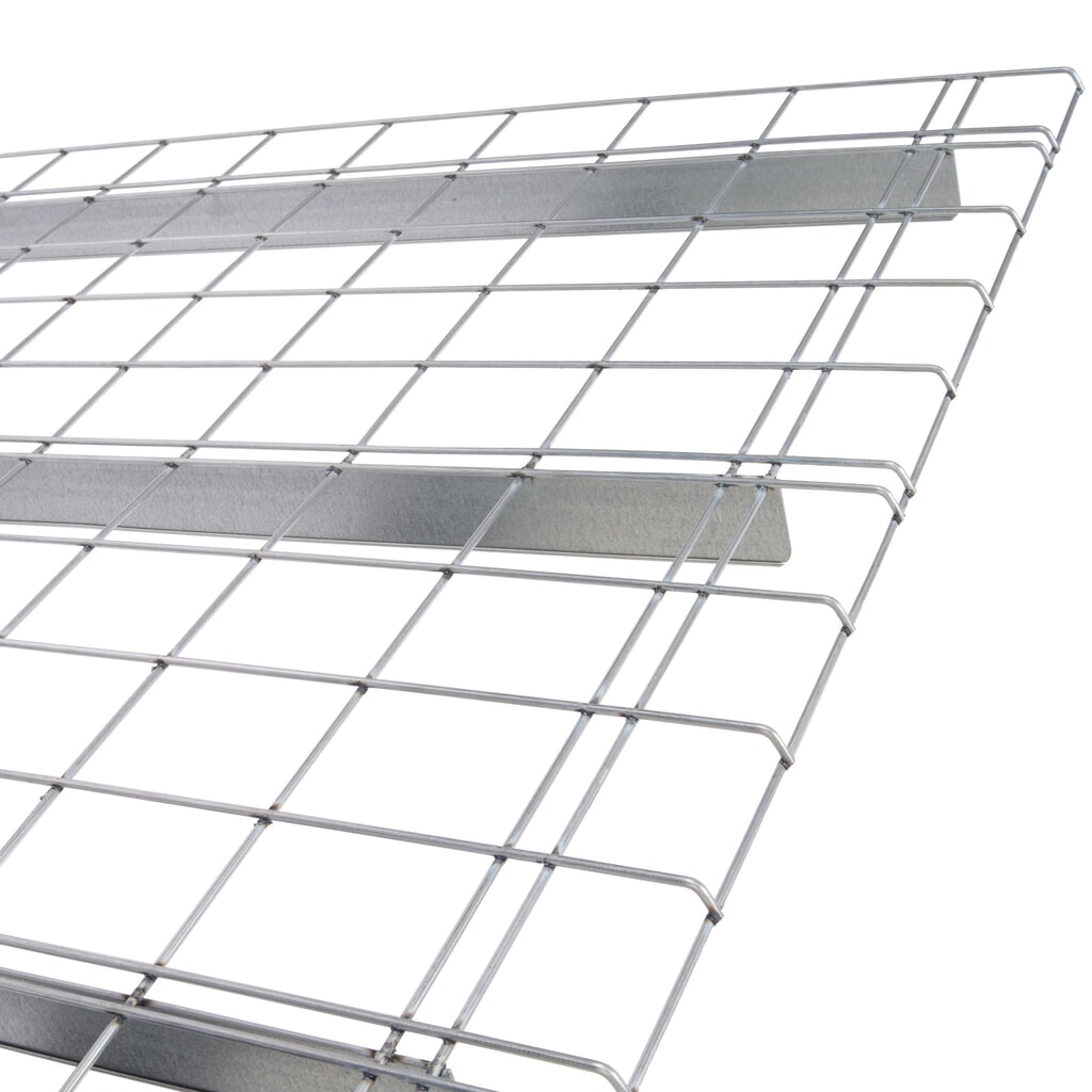 Produktabbildung Nr. 16: Steinbock® Drahtgitterboden für Palettenregale, engmaschig und feuerverzinkt, BxT 890 x 1100 mm, Tragkraft pro Stellplatz 500 kg
