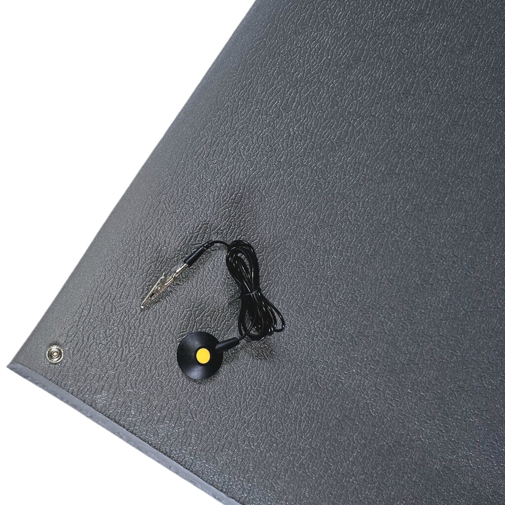 Produktabbildung Nr. 1: Steinbock® ESD-Anti-Ermüdungsmatte Ergo, texturiert, 1-lagig, BxL 600 x 1.000 mm, grau