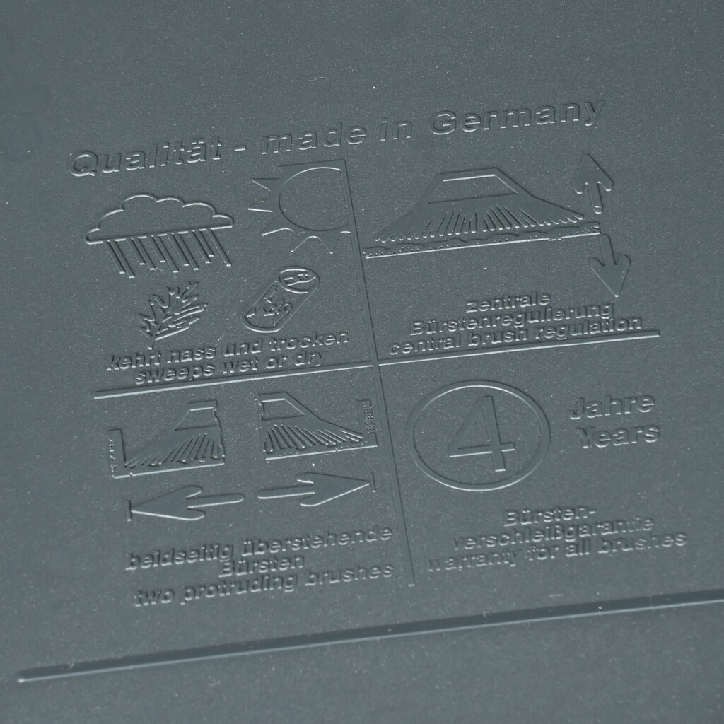 Produktabbildung Nr. 10: Steinbock® Handkehrmaschine Turbo, manuell, Kehrbreite 750 mm, RAL 7016 Anthrazitgrau