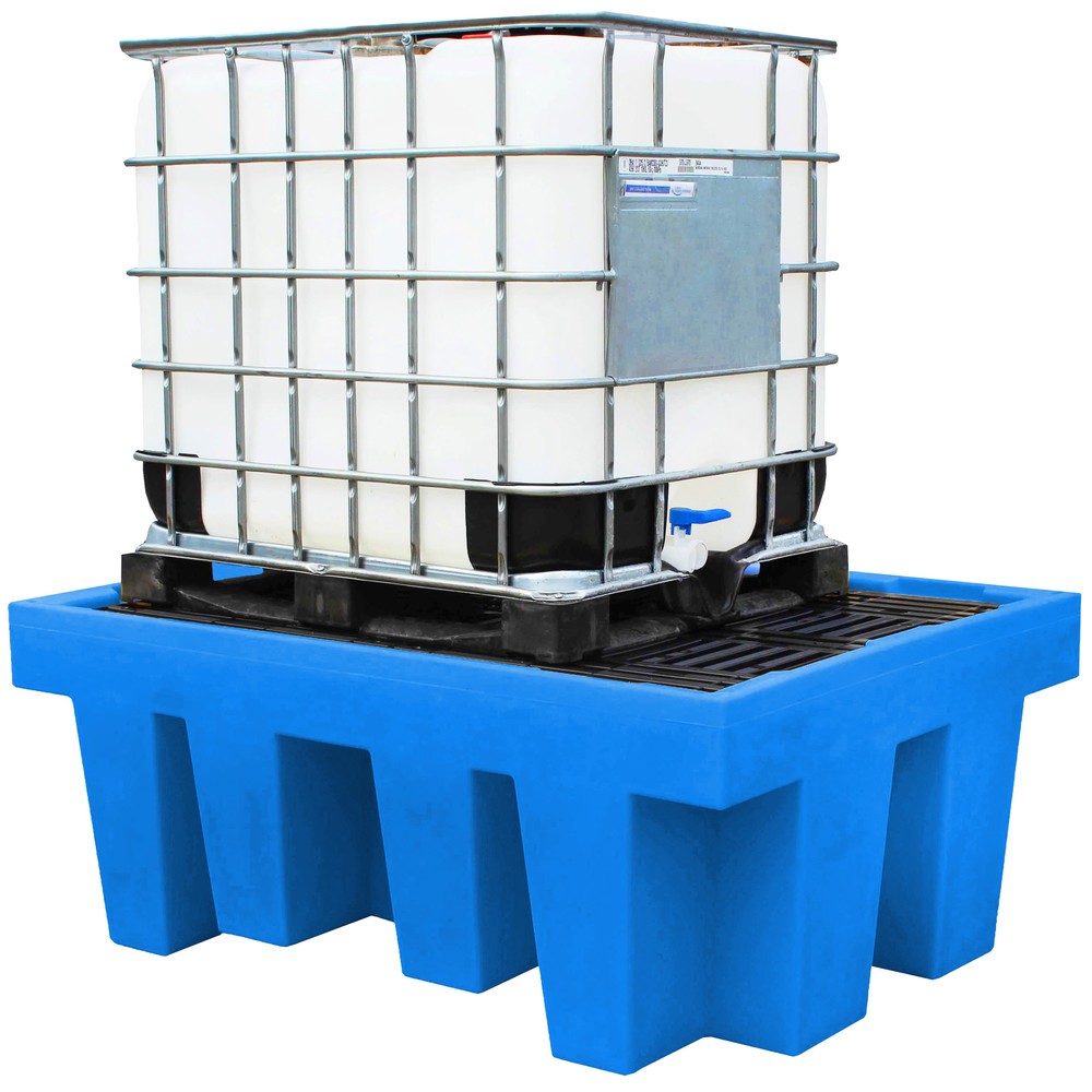 Produktabbildung Nr. 4: Steinbock® IBC-Station aus PE, inkl. Gitterrost, für 1x KTC/IBC