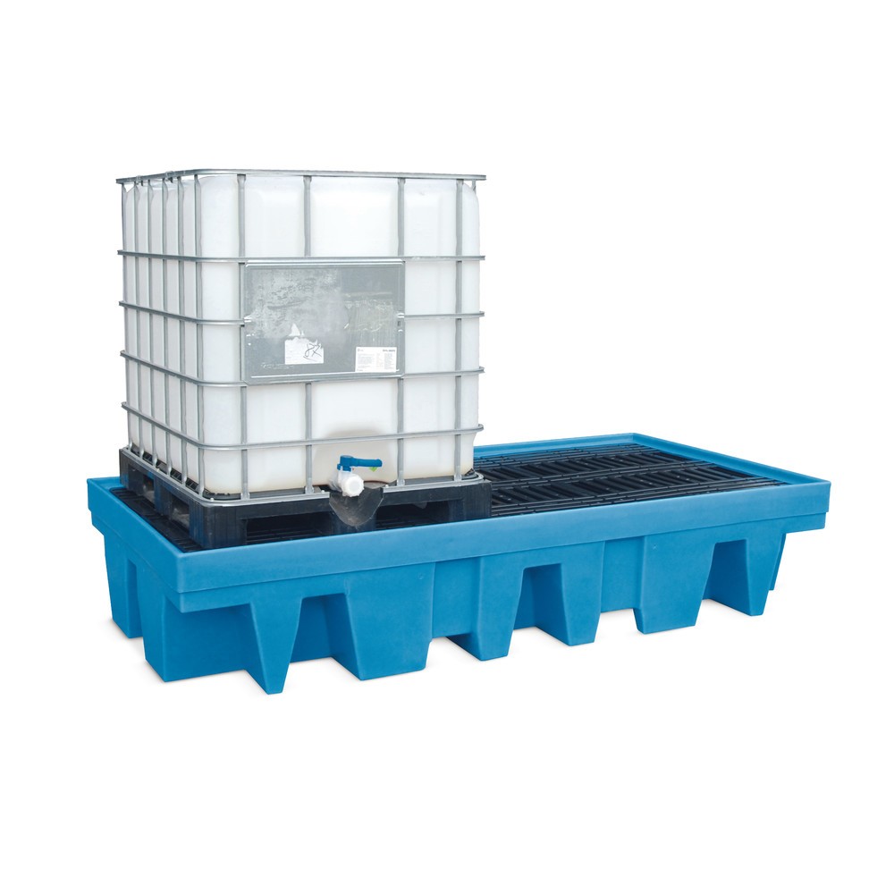 Produktabbildung Nr. 3: Steinbock® IBC-Station aus PE, inkl. Gitterrost, für 1x KTC/IBC