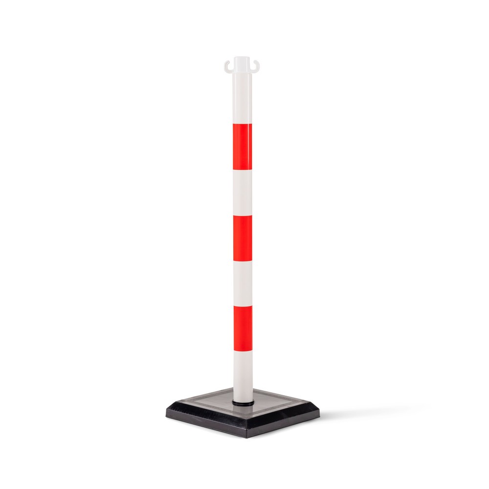 Produktabbildung Nr. 4: Steinbock® Kettenständer-Set, 4 Ständer, rot-weiß