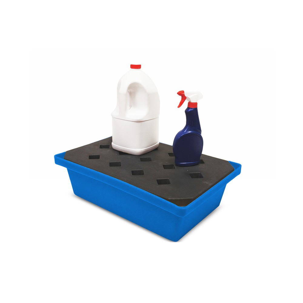 Produktabbildung Nr. 4: Steinbock® Kleingebindewanne aus PE, inkl. PE-Rost, Auffangvolumen 22 l