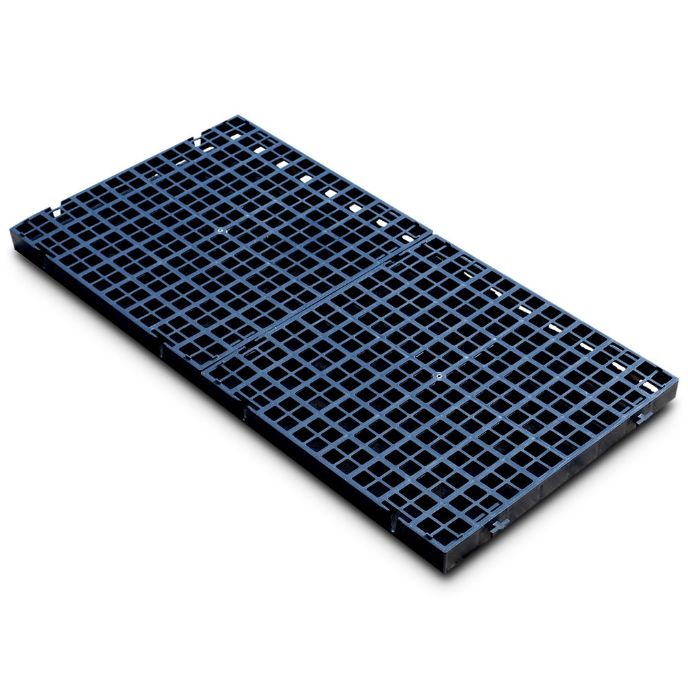 Produktabbildung Nr. 2: Steinbock® Kleingebindewanne aus PE, inkl. PE-Gitterrost, Auffangvolumen 64,5 l