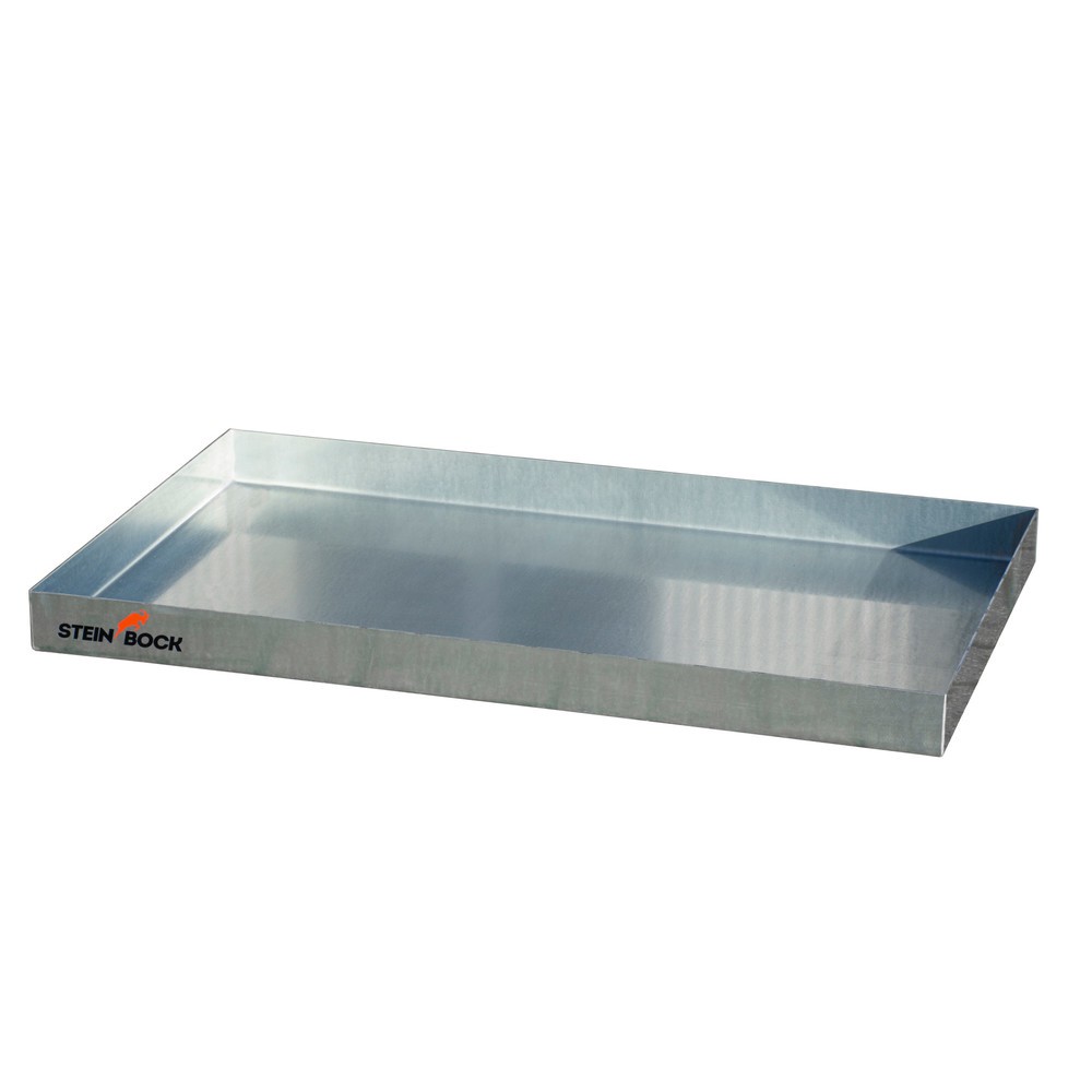 Produktabbildung Nr. 1: Steinbock® Kleingebindewanne, aus Stahl, verzinkt, HxBxT 70 x 600 x 1.000 mm, Auffangvolumen 28 Liter