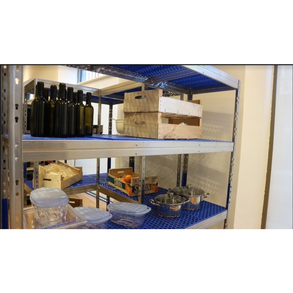 Produktabbildung Nr. 3: Steinbock® Lebensmittelregal LMR-1, Fachlast 150 kg, HxBxT 1.800 x 1.100 x 500 mm