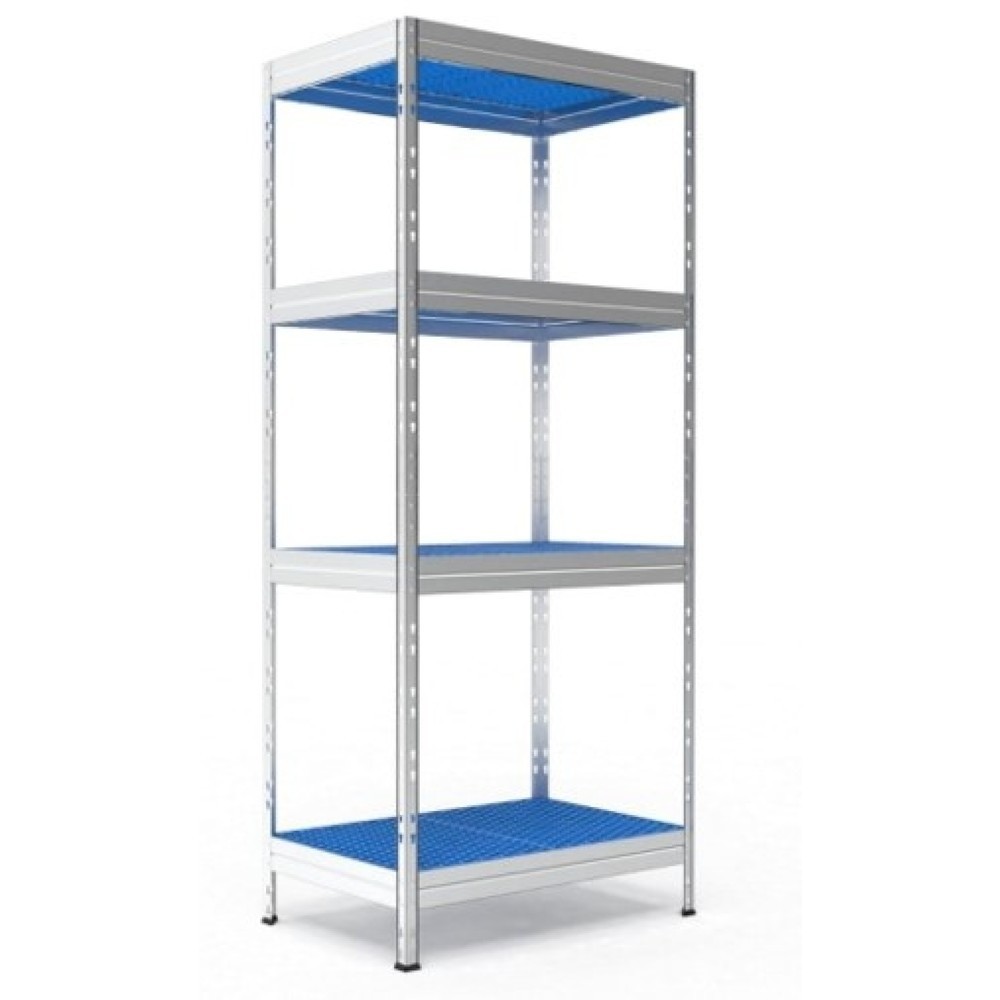 Produktabbildung: Steinbock® Lebensmittelregal LMR-1, Fachlast 150 kg, HxBxT 1.800 x 750 x 500 mm