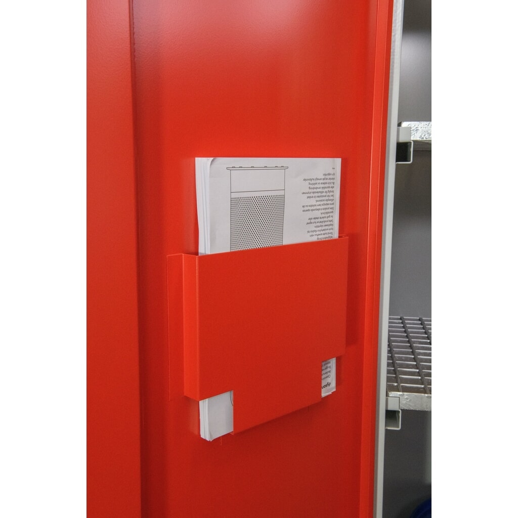 Steinbock® Ölschrank, 2 höhenverstellbare Gitterrostböden, 1 Auffangwanne, HxBxT 1.950 x 950 x 500 mm Produktabbildung Nr. 7: Steinbock® Ölschrank, 2 höhenverstellbare Gitterrostböden, 1 Auffangwanne, HxBxT 1.950 x 950 x 500 mm