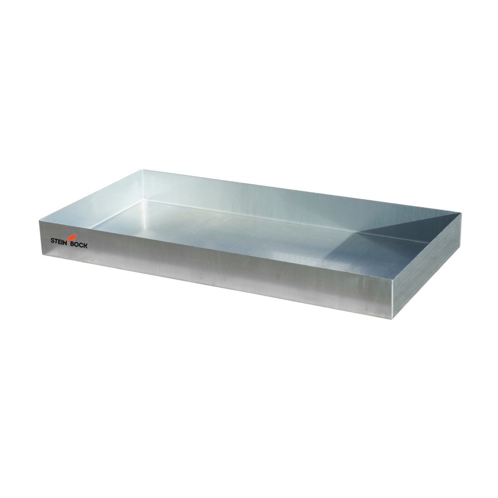 Produktabbildung Nr. 1: Steinbock® Paletten-Kleingebindewanne, aus Stahl, verzinkt, HxBxT 100 x 800 x 1.200 mm, Auffangvolumen 73 Liter