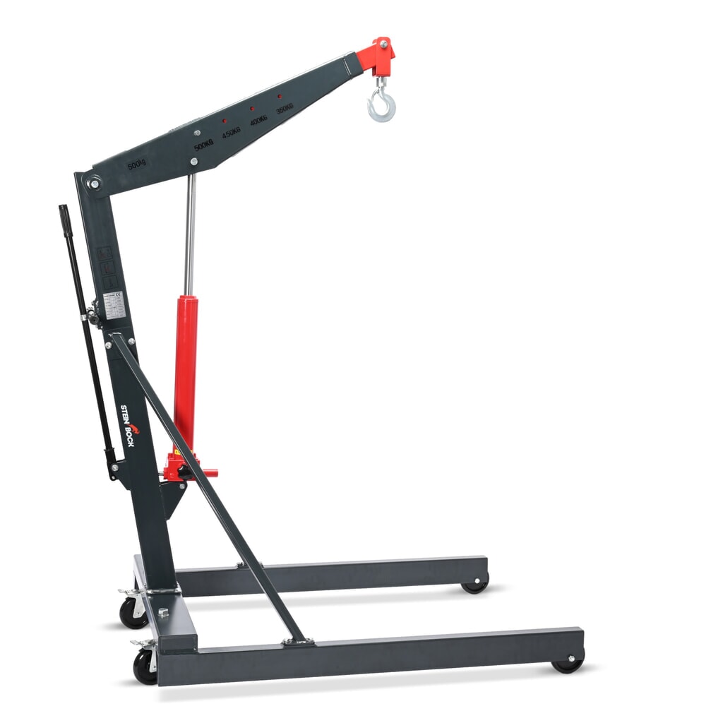 Steinbock® Werkstattkran, Zwei-Wege-Pumpe, TK 500 kg Produktabbildung Nr. 1: Steinbock® Werkstattkran, Zwei-Wege-Pumpe, TK 500 kg