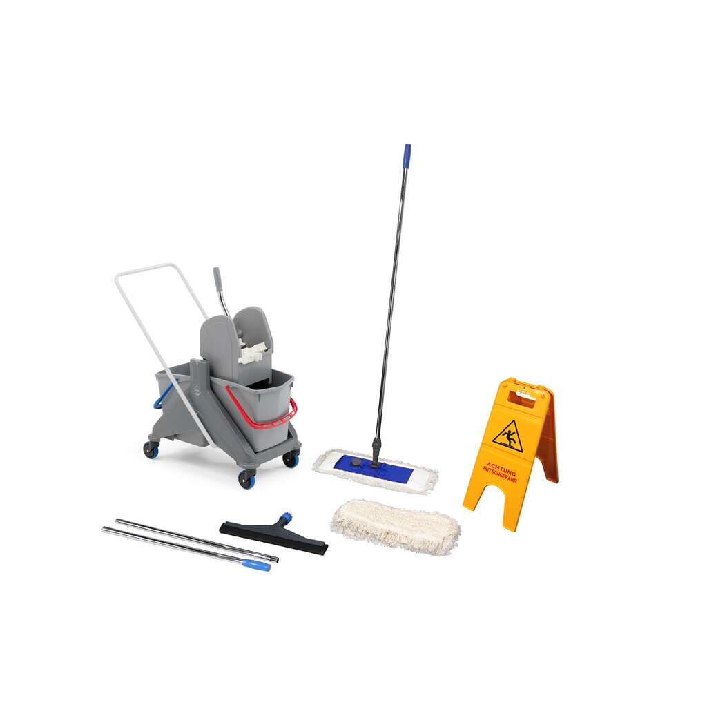 Steinbock® Reinigungswagen DoubleClean Pro, Bodenreinigung Produktabbildung: Steinbock® Reinigungswagen DoubleClean Pro, Bodenreinigung