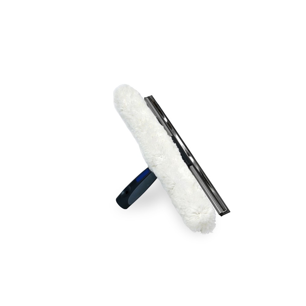 Produktabbildung Nr. 2: Steinbock® Reinigungswagen-Profi-Set, Doppel-Fahreimer 2x 15 Liter, 5x Baumwollmopp 500 mm, 2-teiliger Chromstiel, Klapphalter, 2x Mikrofasertuch und Kombi-Fensterwischer