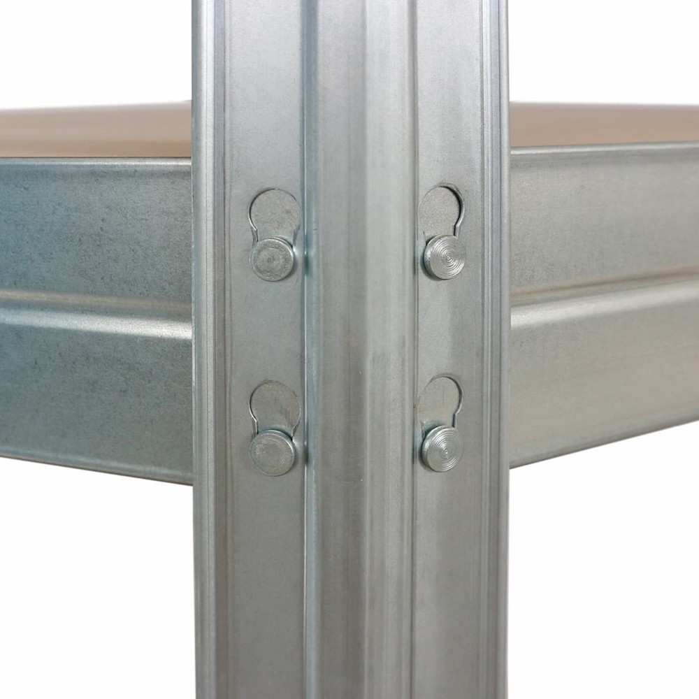 Produktabbildung Nr. 3: Steinbock® Fachboden-Eckregal Rivet verzinkt, Fachlast 250 kg, HxBxT 1.800 x 900 x 450 mm