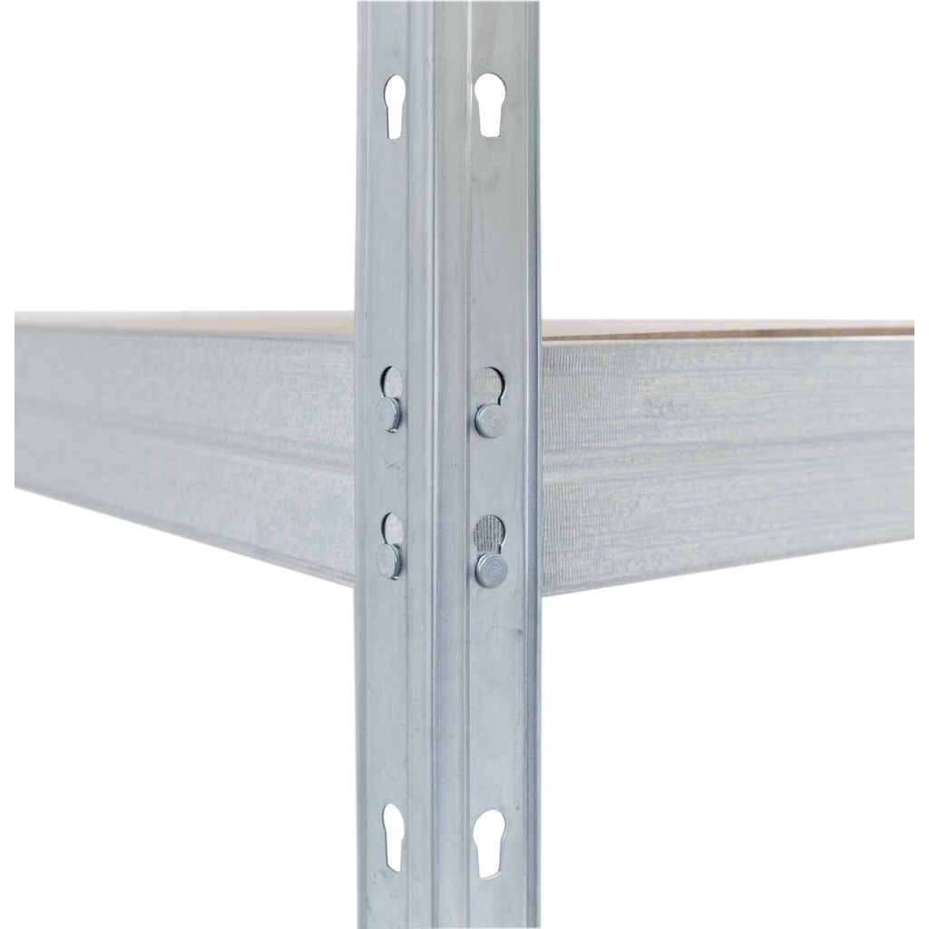 Steinbock® Weitspannregal, Fachlast 250 kg, HxBxT 1.800 x 1.600 x 600 mm Produktabbildung Nr. 3: Steinbock® Weitspannregal, Fachlast 250 kg, HxBxT 1.800 x 1.600 x 600 mm