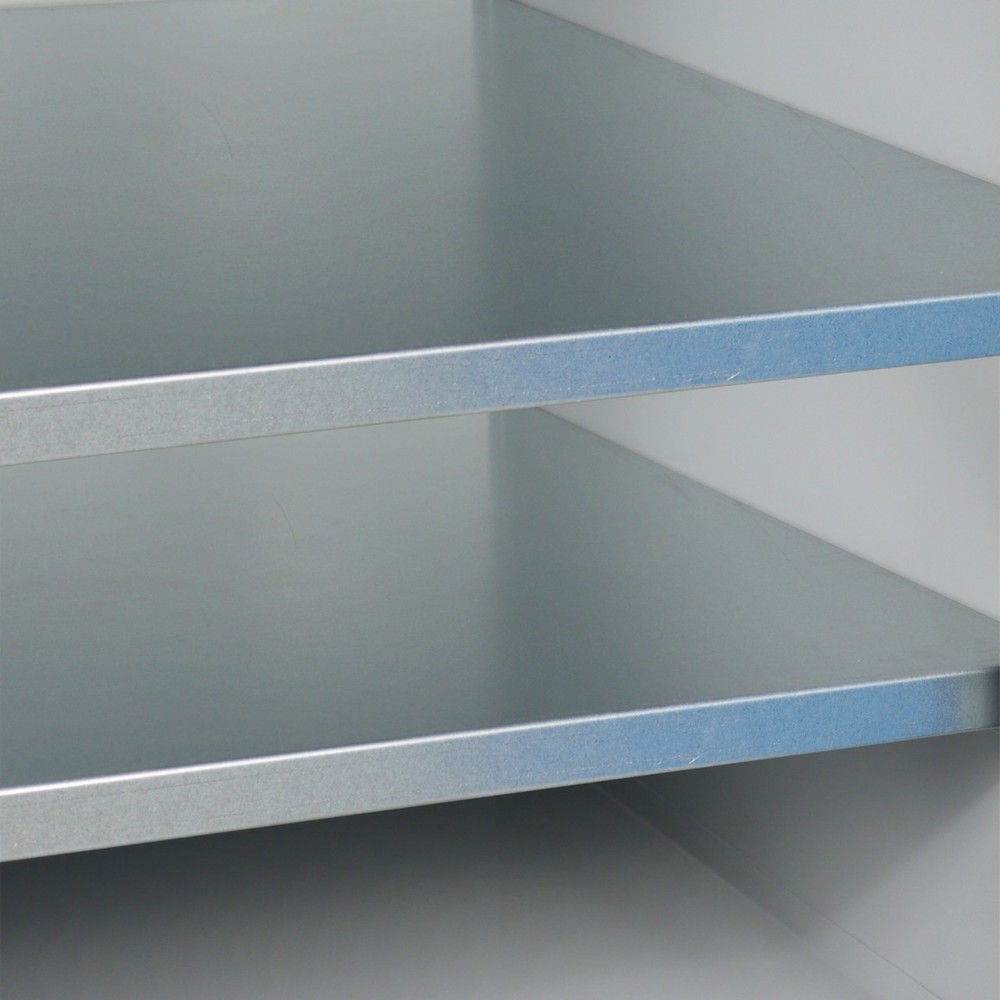 Produktabbildung Nr. 3: Steinbock® Werkbank Extra, 4 Schubladen, 1 Regalabteil, 1 Tür, TK 500 kg, HxBxT 840 x 1.700 x 600 mm, RAL 7035/7016