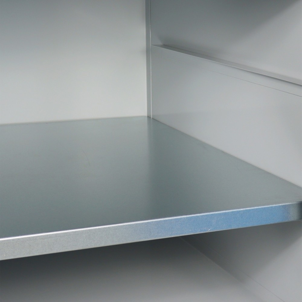 Produktabbildung Nr. 5: Steinbock® Werkbank Extra, 4 Schubladen, 1 Regalabteil, 1 Tür, TK 500 kg, HxBxT 840 x 1.700 x 600 mm, RAL 7035/7016