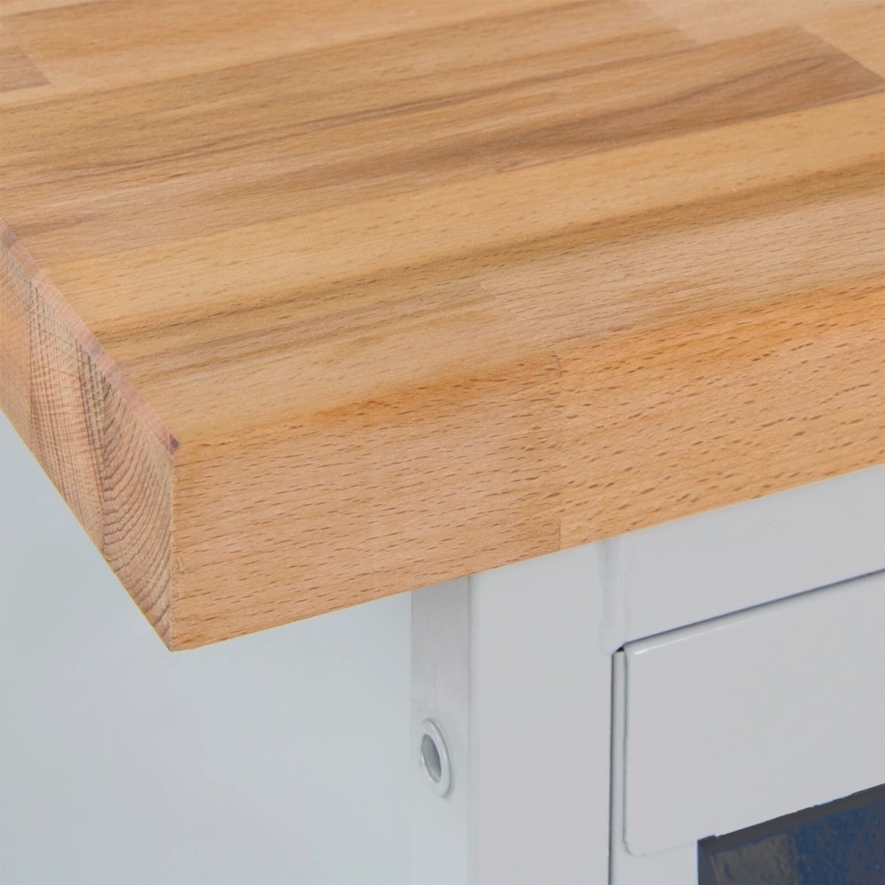 Produktabbildung Nr. 3: Steinbock® Werkbank Motion, verfahrbar, 2 Türen, TK 500 kg, HxBxT 827 x 1.300 x 600 mm, RAL 7035/7016