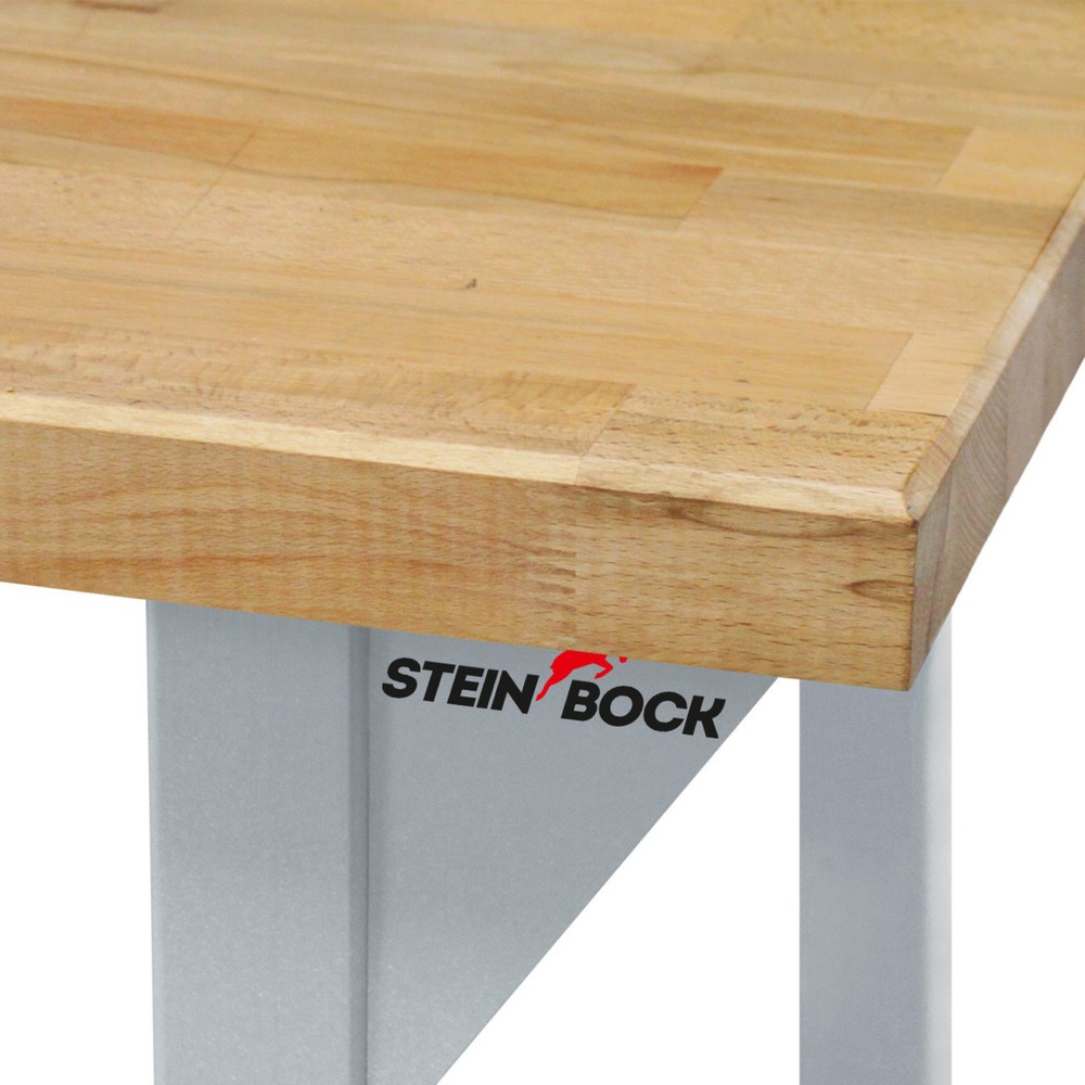 Produktabbildung Nr. 3: Steinbock® Werkbank Pro, 3 Schubladen, 1 Ablage, TK 500 kg, HxBxT 850 x 1.500 x 750 mm, RAL 7035/7016