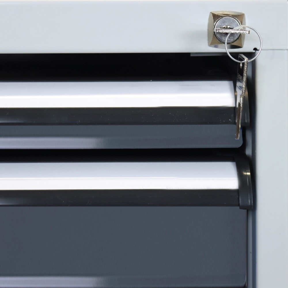 Produktabbildung Nr. 5: Steinbock® Werkbank Pro, 3 Schubladen, 1 Ablage, TK 500 kg, HxBxT 850 x 2.000 x 750 mm, RAL 7016