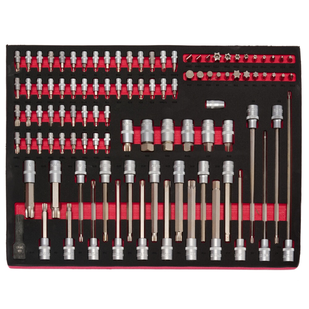 Produktabbildung Nr. 7: Steinbock® Werkstattwagen L, 7 Schubladen, abschließbar, inkl. 178-teiligem Werkzeugsortiment