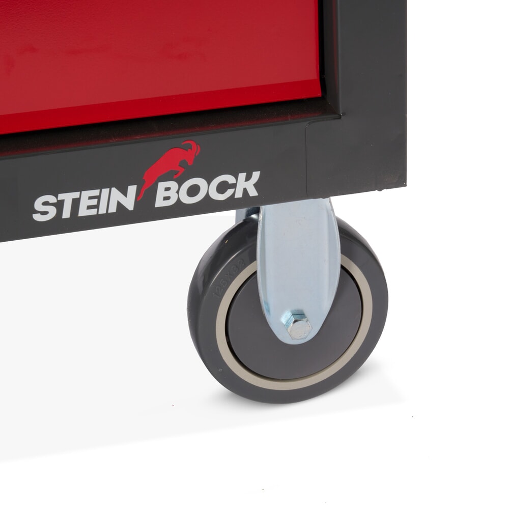 Produktabbildung Nr. 12: Steinbock® Werkstattwagen S, 5 Schubladen, abschließbar, inkl. 92-teiligem Werkzeugsortiment
