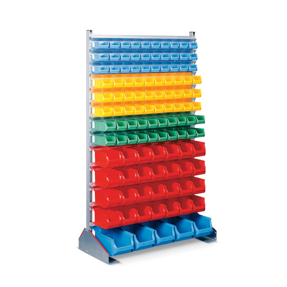 Product afbeelding: Rek met magazijnbakken, 1-zijdig, hxbxd 1.900 x 1.130 x 500 mm