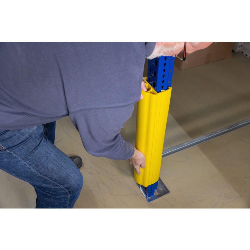 Productafbeelding nr. 16: Aanrijbescherming Dancop d-flexx voor rekken Alfa, van kunststof, binnenafmetingen hxb 400 x 75 - 99 mm