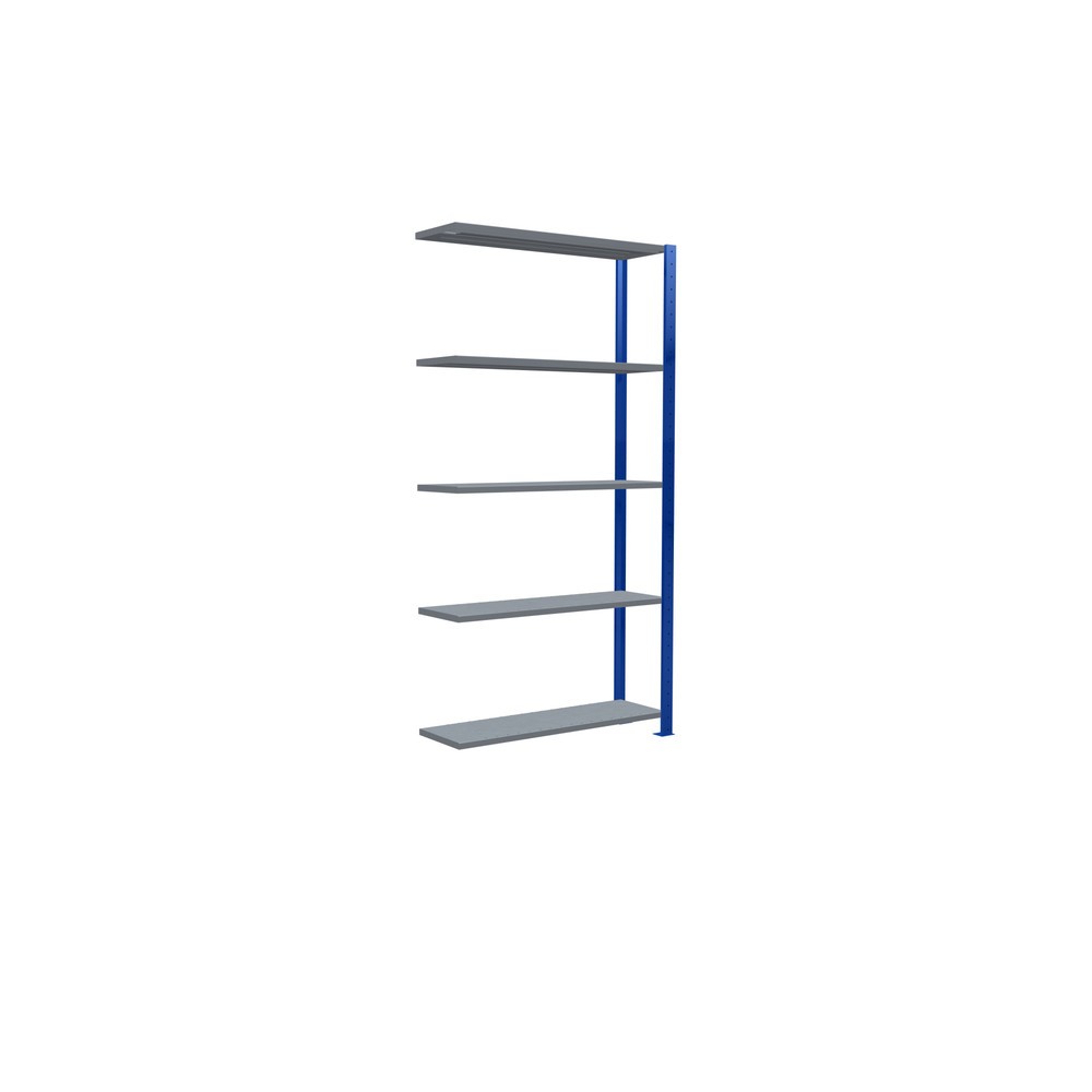 Productafbeelding nr. 2: Legbordrek SCHULTE inhaakmontage, aanbouwelement, schapbelasting 330 kg, gentiaanblauw/verzinkt, h x b x d 2.000 x 1.000 x 300 mm