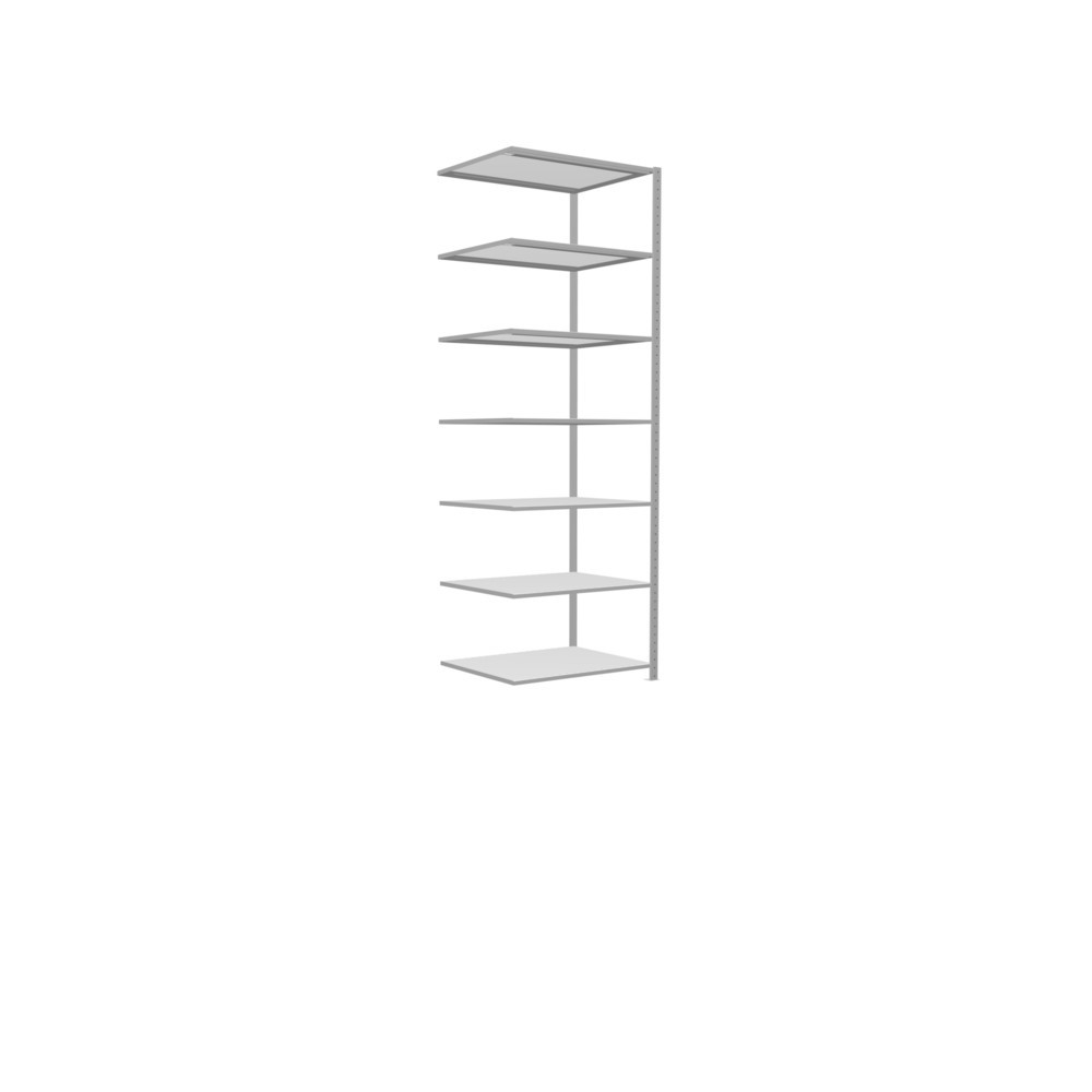 Productafbeelding nr. 2: Legbordrek SCHULTE inhaakmontage, aanbouwelement, schapbelasting 330 kg, lichtgrijs, h x b x d 3.000 x 1.000 x 800 mm