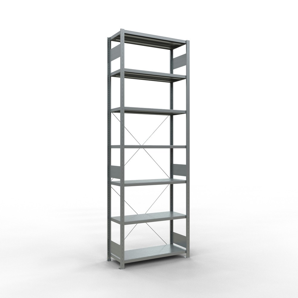Product afbeelding: Legbordrek SCHULTE, verzinkt, vaklast 330 kg, hxbxd 3.000 x 1.060 x 436 mm
