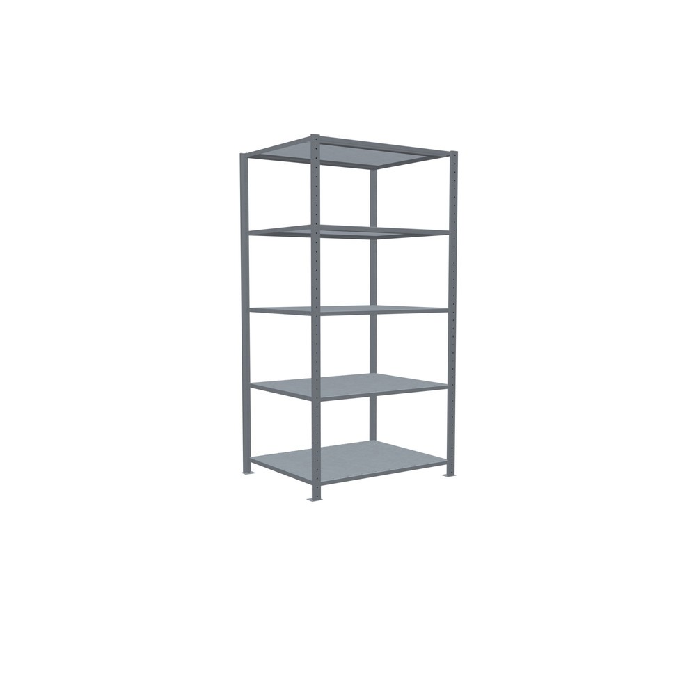 Productafbeelding nr. 2: Legbordrek SCHULTE, verzinkt, met 5 legborden van plaatstaal, vaklast 330 kg, hxbxd 2.000 x 1.060 x 836 mm