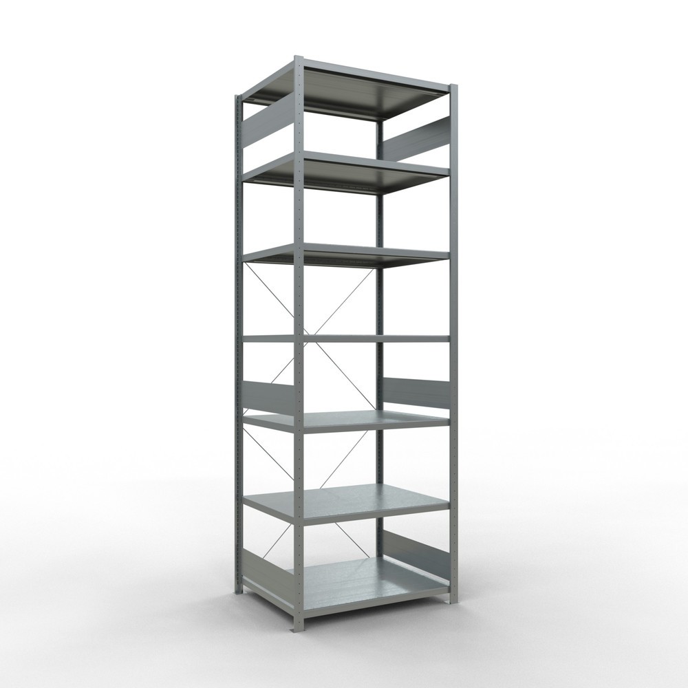Product afbeelding: Legbordrek SCHULTE, verzinkt, vaklast 330 kg, hxbxd 3.000 x 1.060 x 836 mm