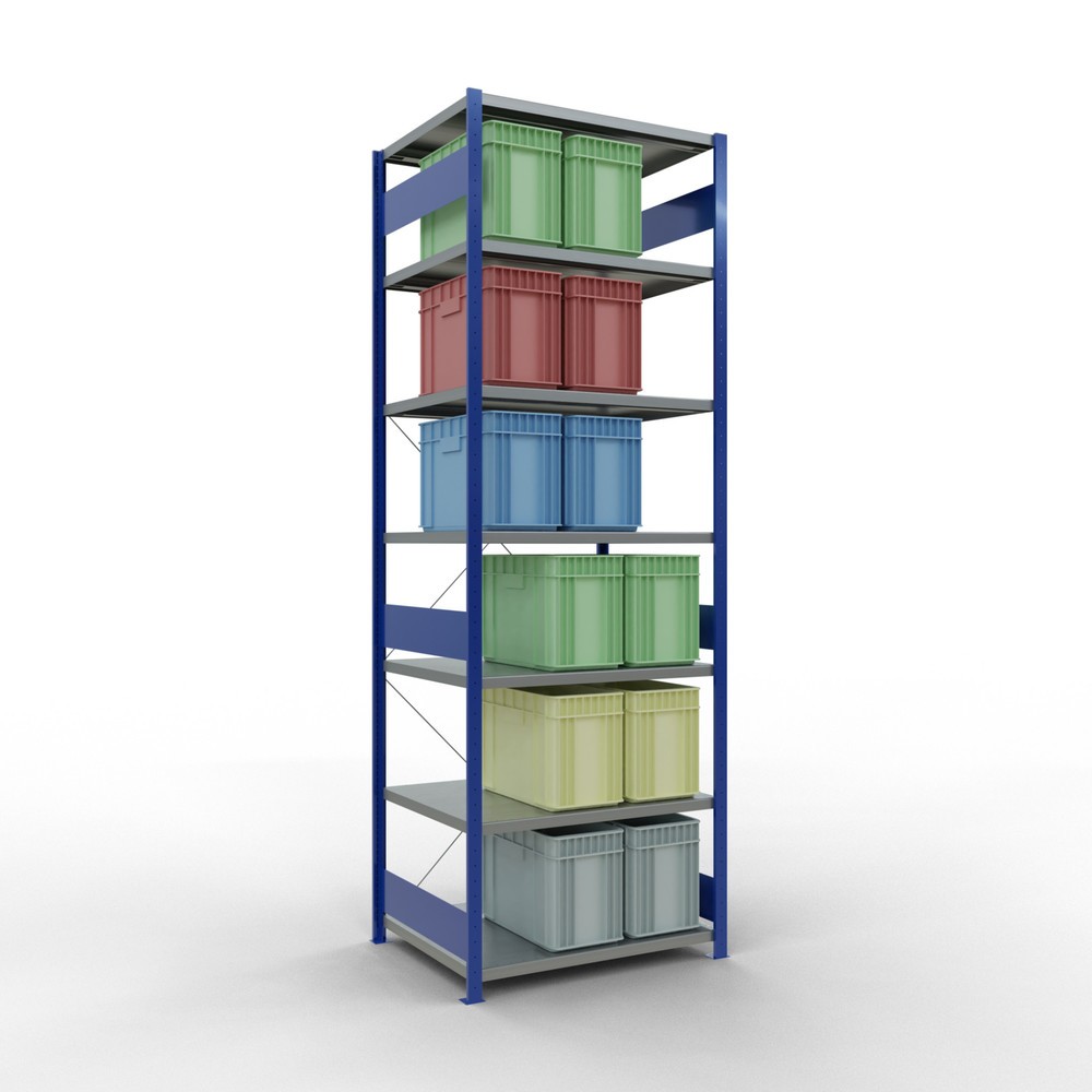 Productafbeelding nr. 3: Legbordrek SCHULTE, gentiaanblauw / verzinkt, vaklast 330 kg, hxbxd 3.000 x 1.060 x 836 mm