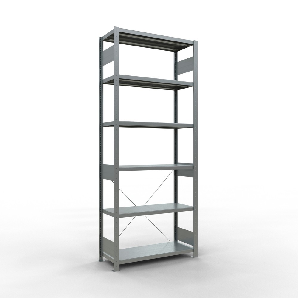 Product afbeelding: Legbordrek SCHULTE, verzinkt, vaklast 330 kg, hxbxd 2.500 x 1.060 x 436 mm