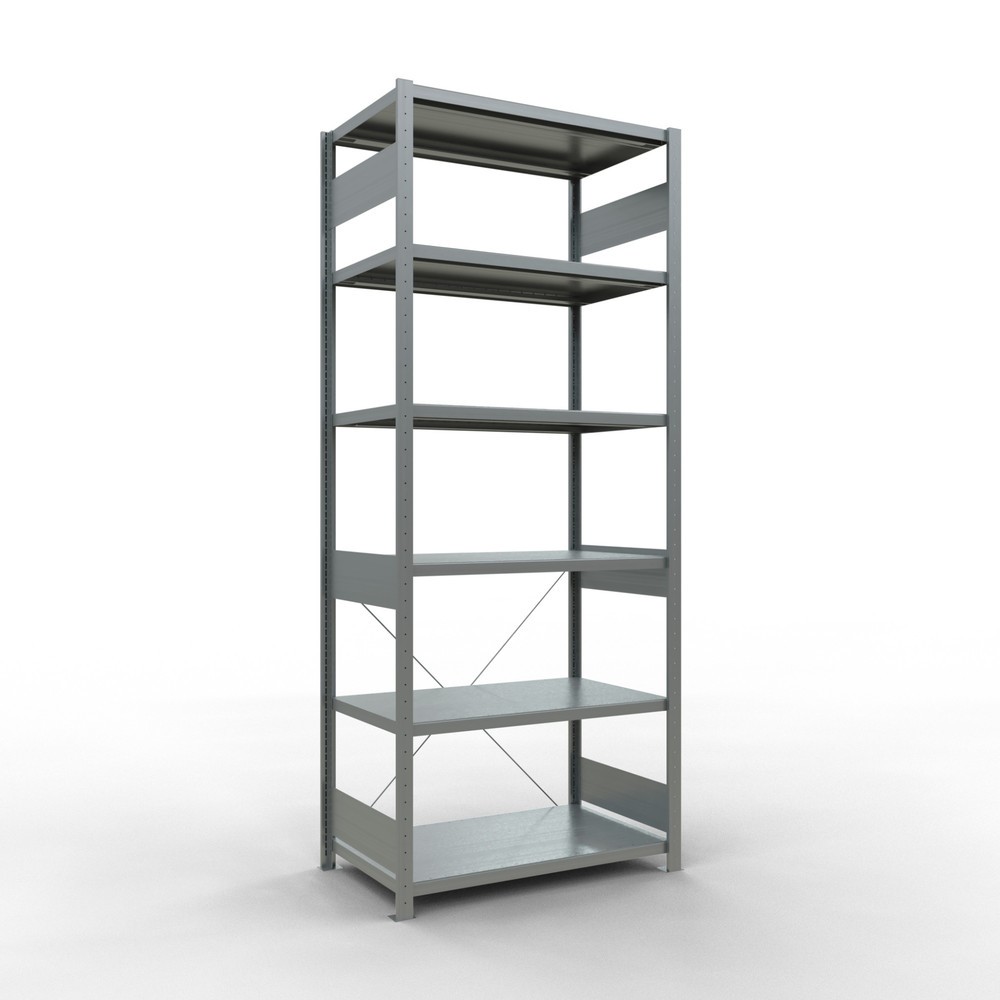 Productafbeelding nr. 1: Legbordrek SCHULTE, verzinkt, vaklast 330 kg, hxbxd 2.500 x 1.060 x 636 mm