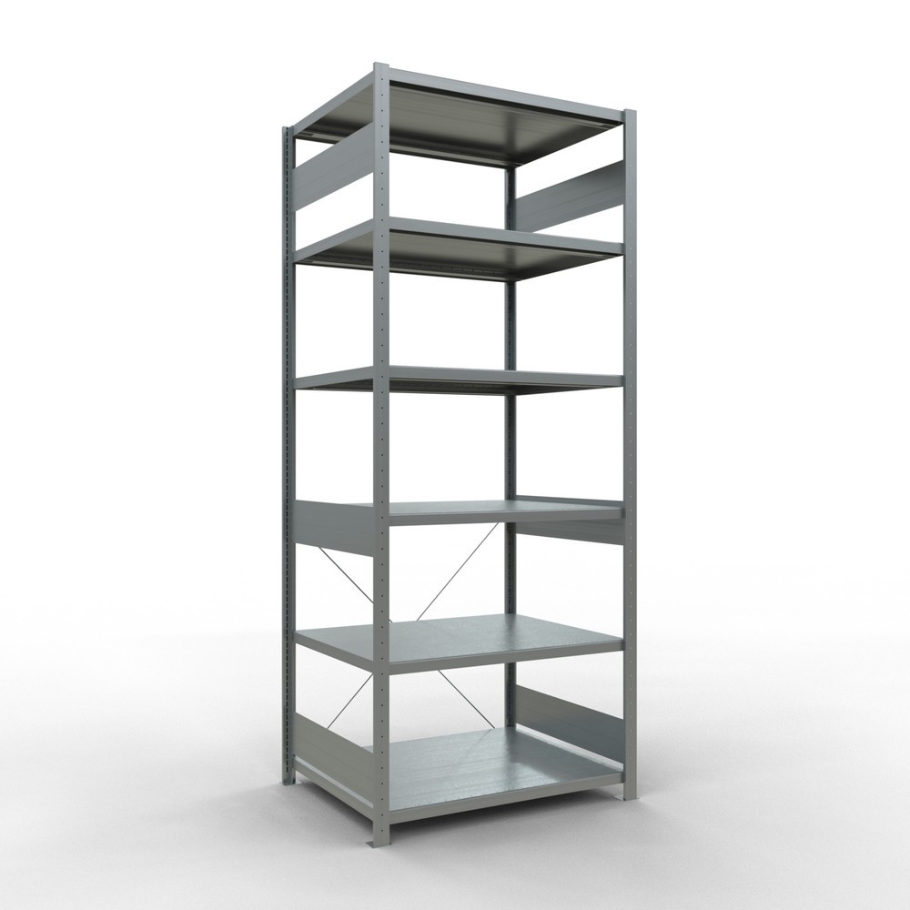 Product afbeelding: Legbordrek SCHULTE, verzinkt, vaklast 330 kg, hxbxd 2.500 x 1.060 x 836 mm
