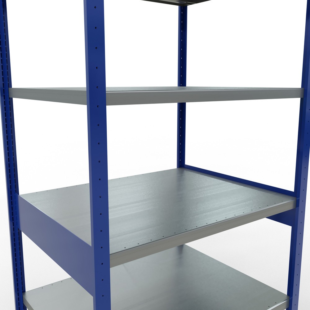 Productafbeelding nr. 5: Legbordrek SCHULTE, gentiaanblauw / verzinkt, vaklast 330 kg, hxbxd 2.500 x 1.060 x 836 mm
