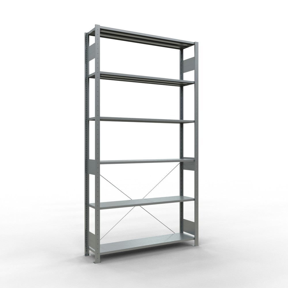 Product afbeelding: Legbordrek SCHULTE, verzinkt, vaklast 150 kg, hxbxd 2.500 x 1.360 x 336 mm