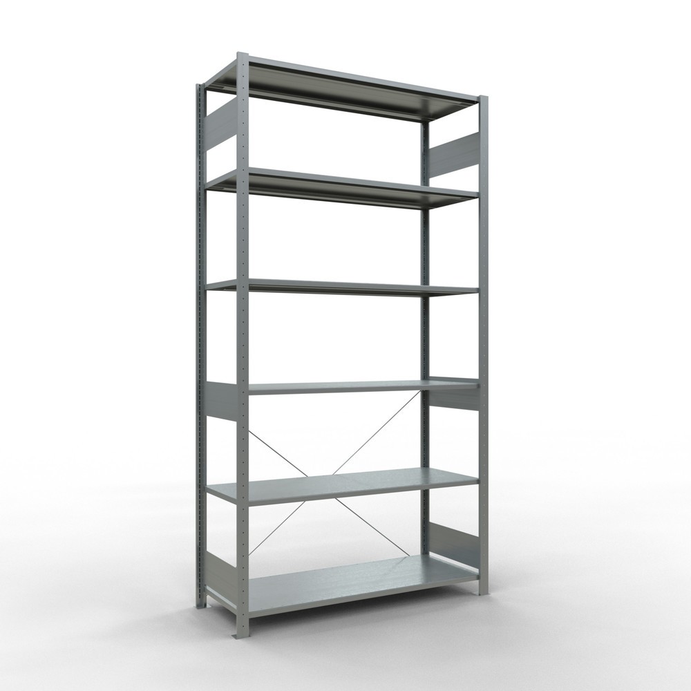 Product afbeelding: Legbordrek SCHULTE, verzinkt, vaklast 150 kg, hxbxd 2.500 x 1.360 x 536 mm