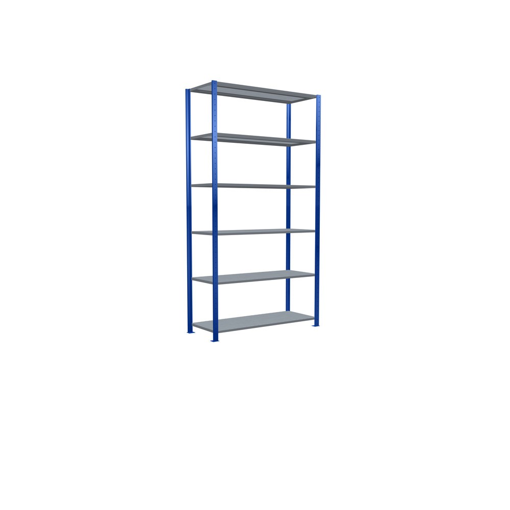 Productafbeelding nr. 2: Legbordrek SCHULTE, gentiaanblauw / verzinkt, vaklast 150 kg, hxbxd 2.500 x 1.360 x 536 mm