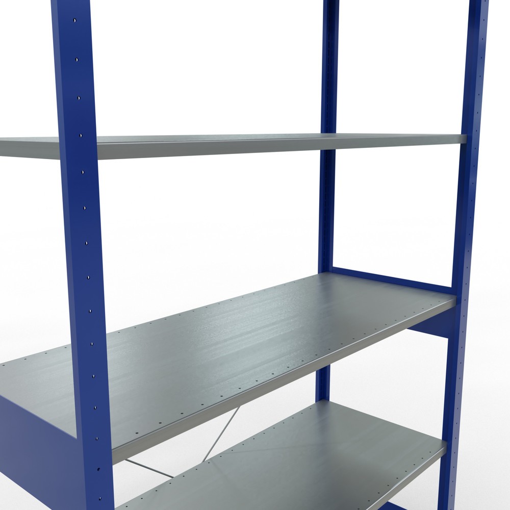 Productafbeelding nr. 5: Legbordrek SCHULTE, gentiaanblauw / verzinkt, vaklast 150 kg, hxbxd 2.500 x 1.360 x 536 mm