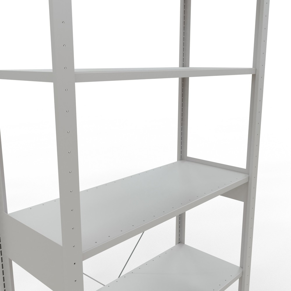 Productafbeelding nr. 5: Legbordrek SCHULTE, lichtgrijs, vaklast 150 kg, hxbxd 2.500 x 1.060 x 436 mm